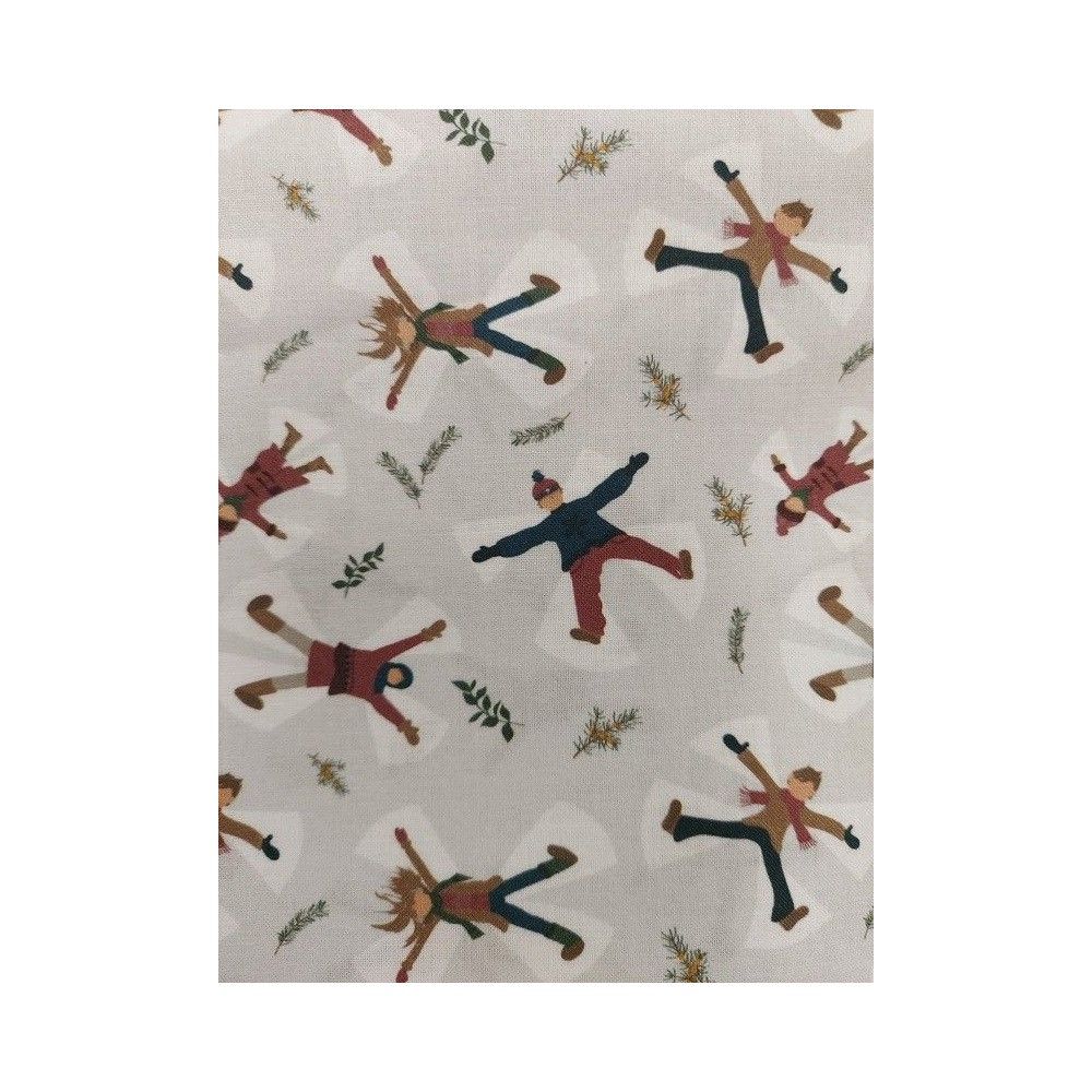 Christmas cotton material print with elf