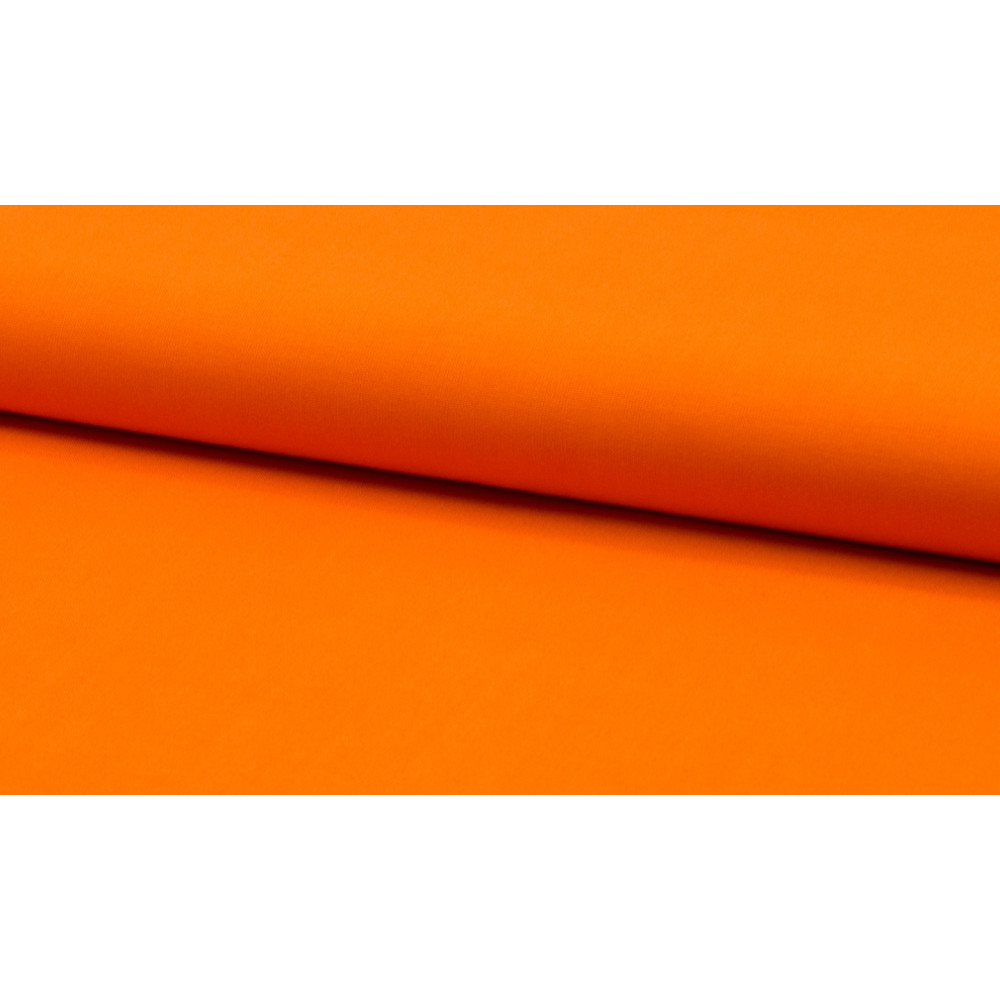 Tissu coton uni orange