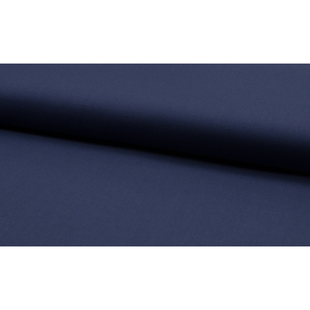 Tissu sweat molleton jogging bleu navy