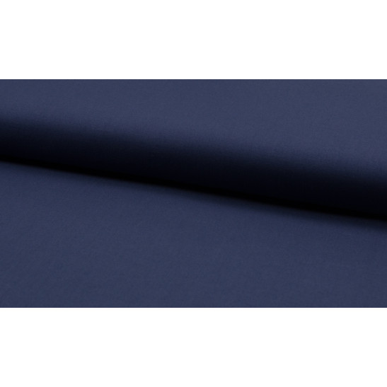 Tissu sweat molleton jogging bleu navy