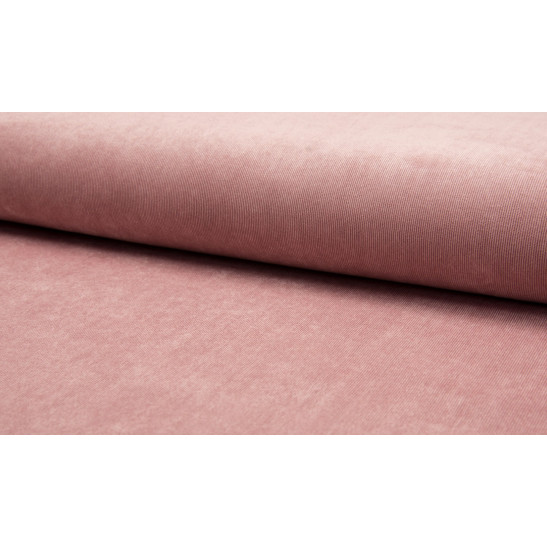 Corduroy 21 W material small wale velvet  colour old rose
