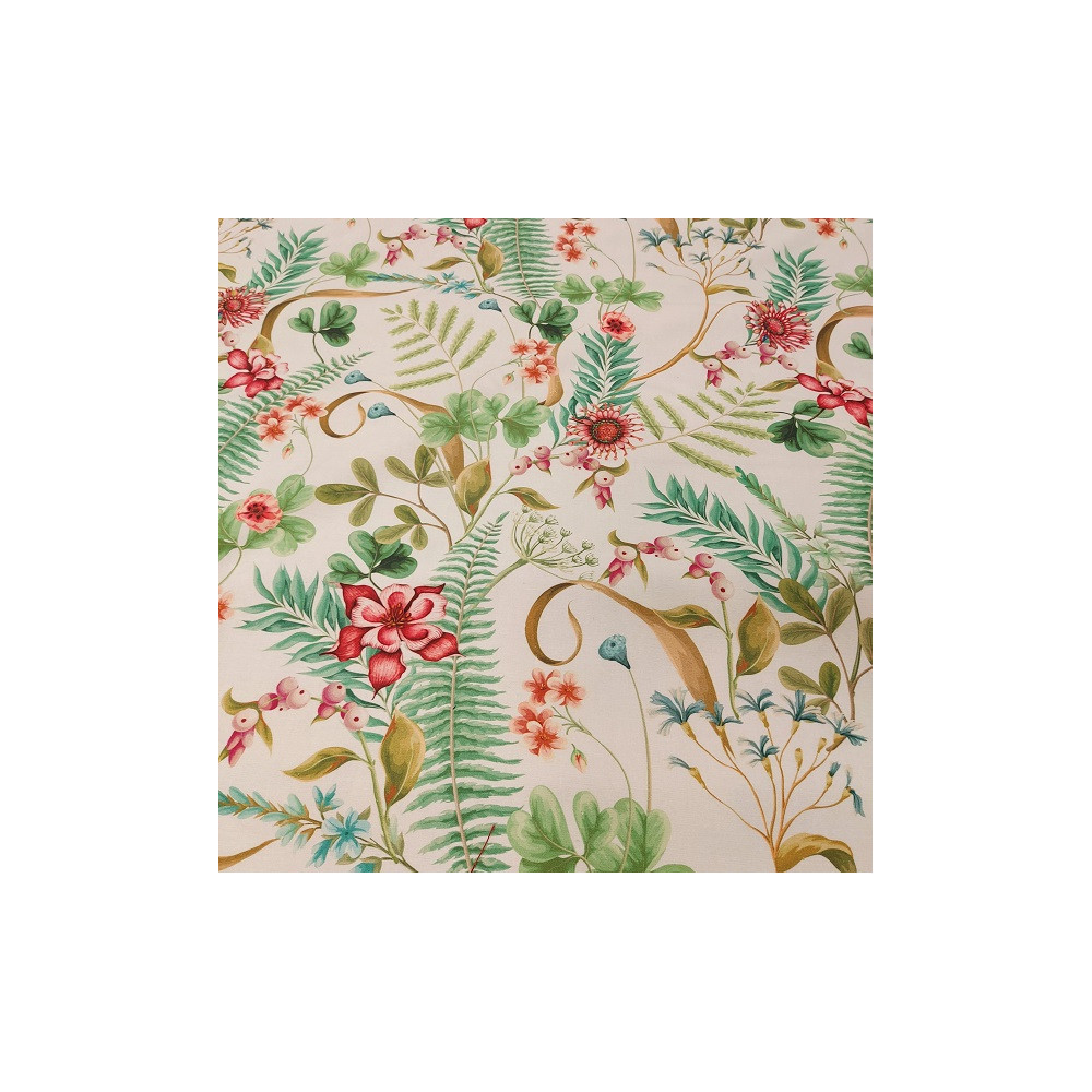 Deco cotton printed with floral 280 cm width