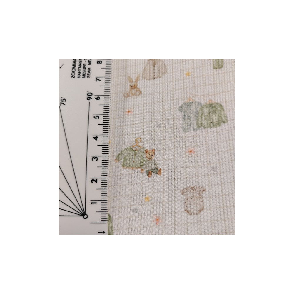Tissu piqué de coton enfant imprimé vêtement d'enfant