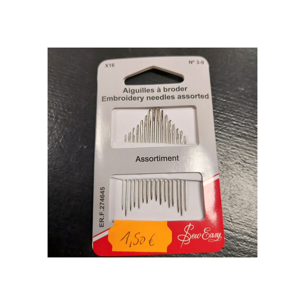 Embrodery needles assorted