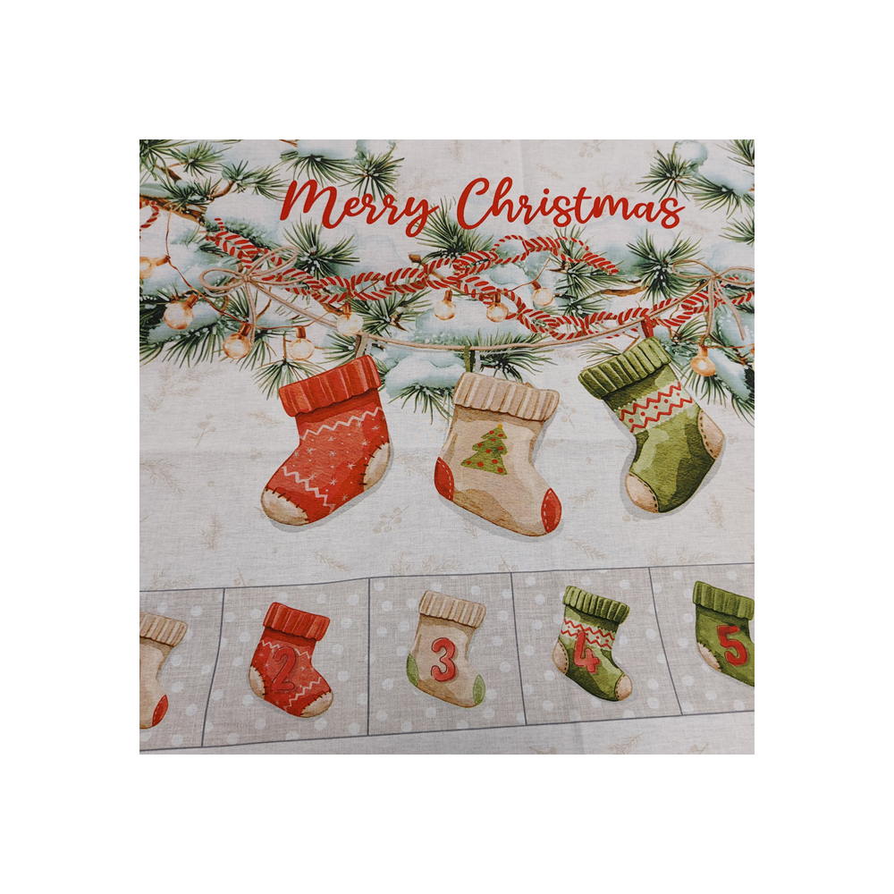 Calendrier de l'avent à coudre Merry Christmas