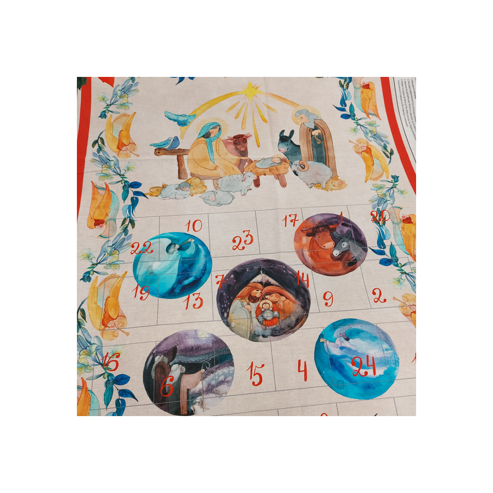 Advent calendar to sew Christmas Crib
