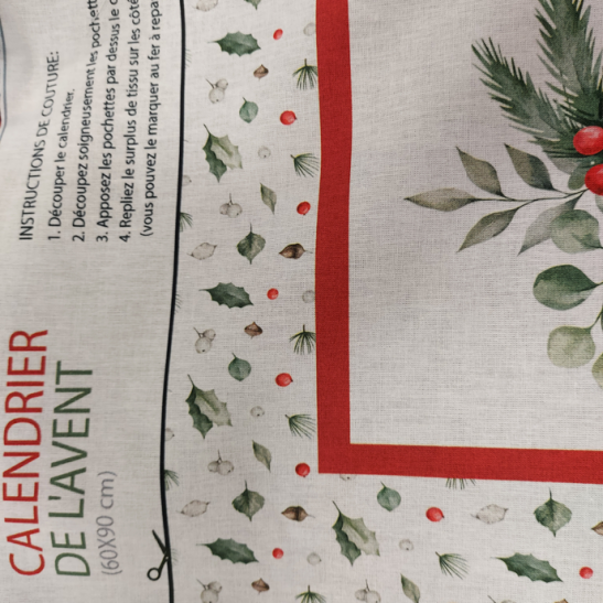 Calendrier de l'avent à coudre Chat