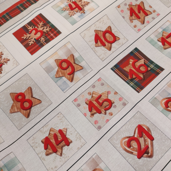 Calendrier de l'avent à coudre Gnome