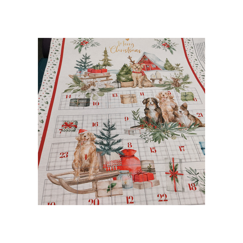 Advent calendar to sew Dog