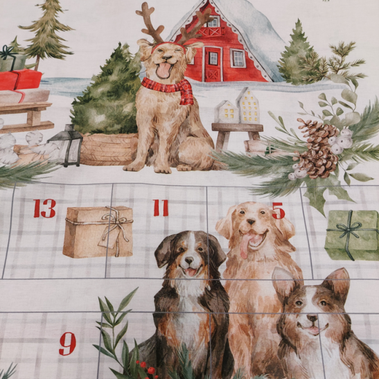 Calendrier de l'avent à coudre Chien