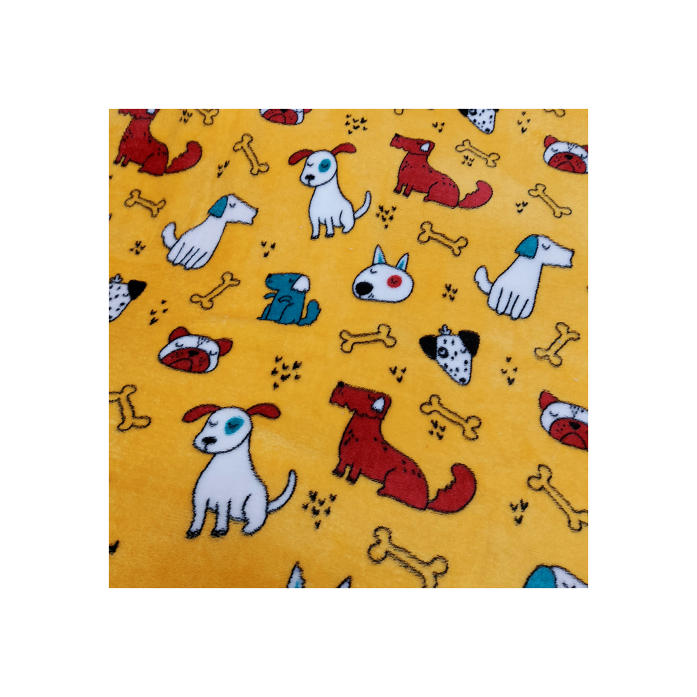 Tissu polaire doudou imprimé Jack