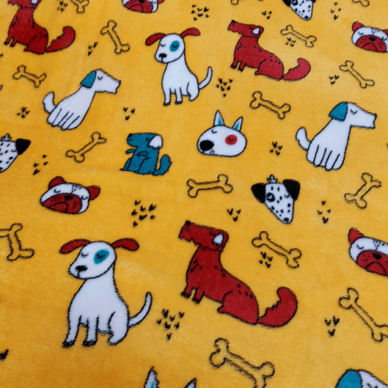 Tissu polaire doudou imprimé Jack