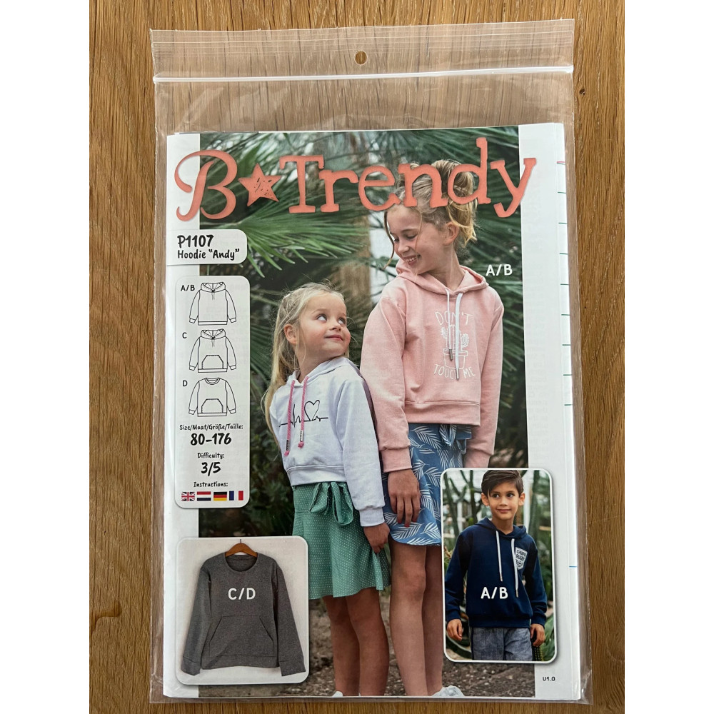 Pattern children hoodie "Andy " by B Trendy