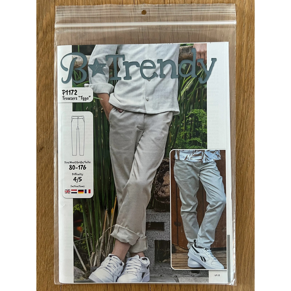 Pattern children trousers "Tygo " by B Trendy