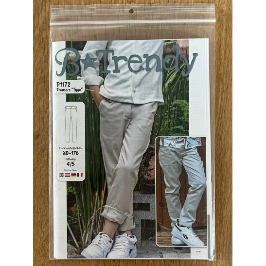 Pattern children trousers "Tygo " by B Trendy