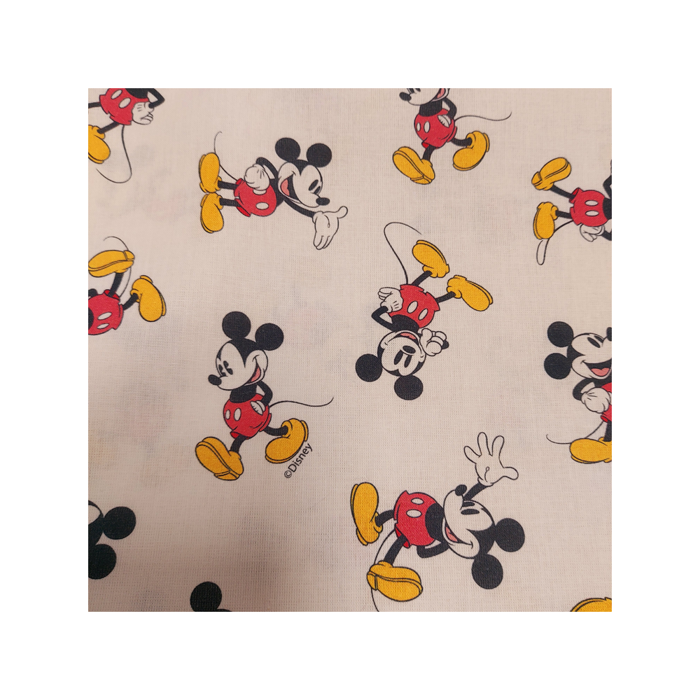 Tissu Walt Disney coton imprimé Mickey