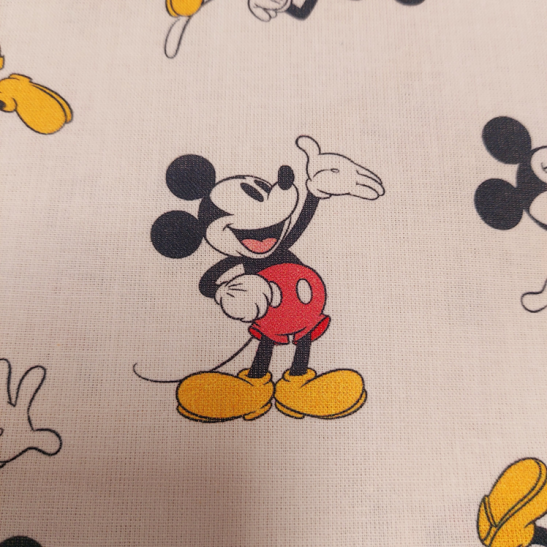 Tissu Walt Disney coton imprimé Mickey