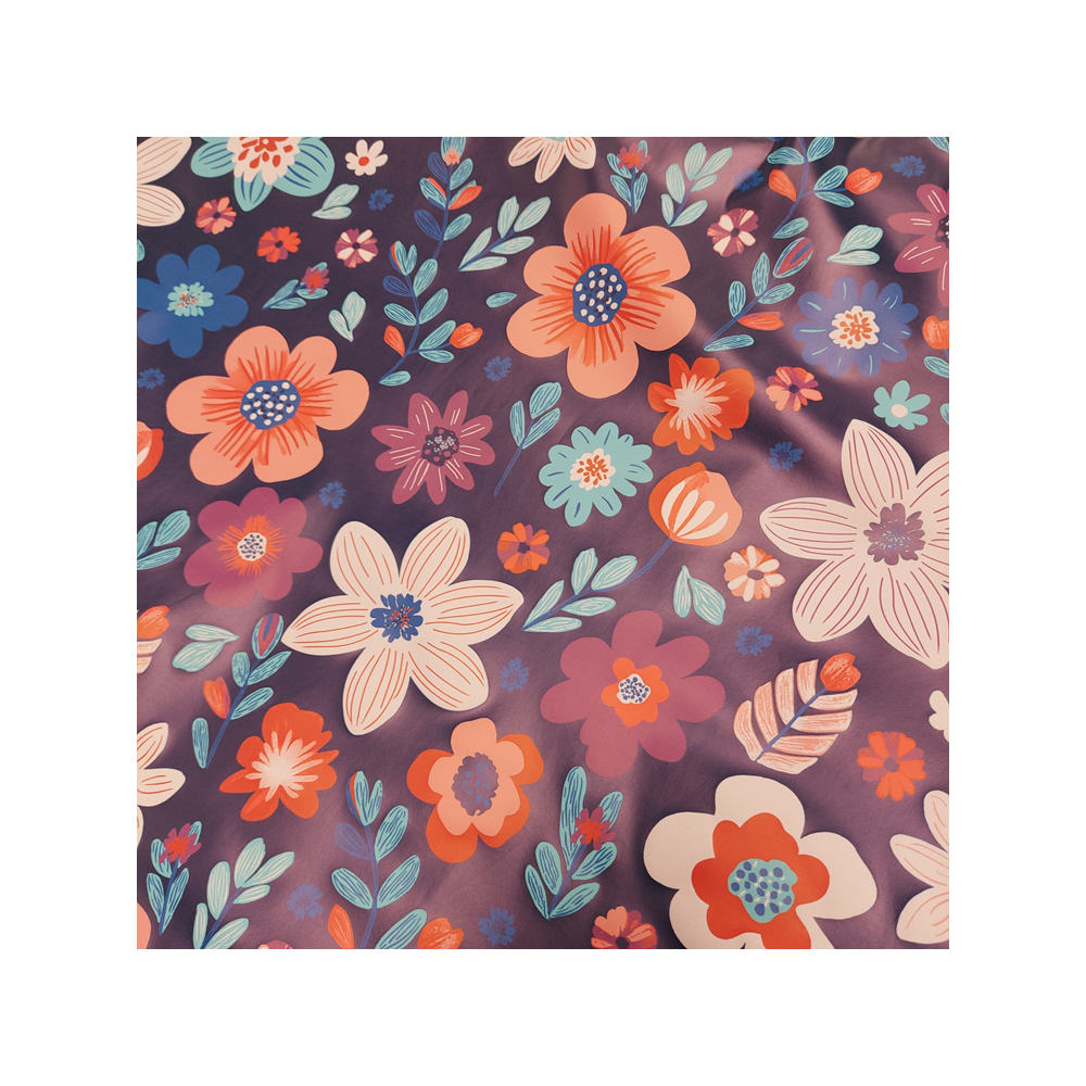 Tissu imperméable Domotex imprimé fleur Osaya