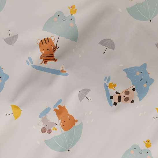 Tissu imperméable enfant Domotex imprimé Clapotis