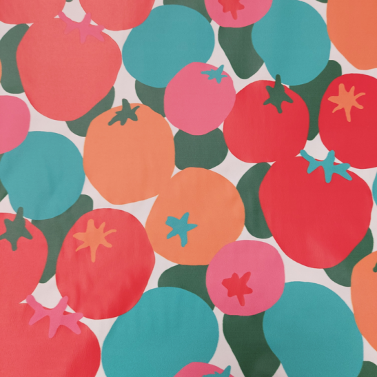 Tissu imperméable Domotex imprimé Ketchup