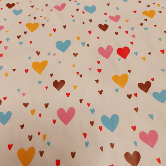 Tissu imperméable Domotex imprimé Ti Amo