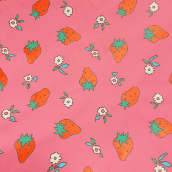Acqua protect Domotex material print stawburry