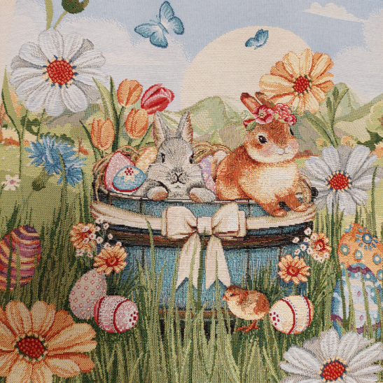 Gobelin panel Easter rabbit
