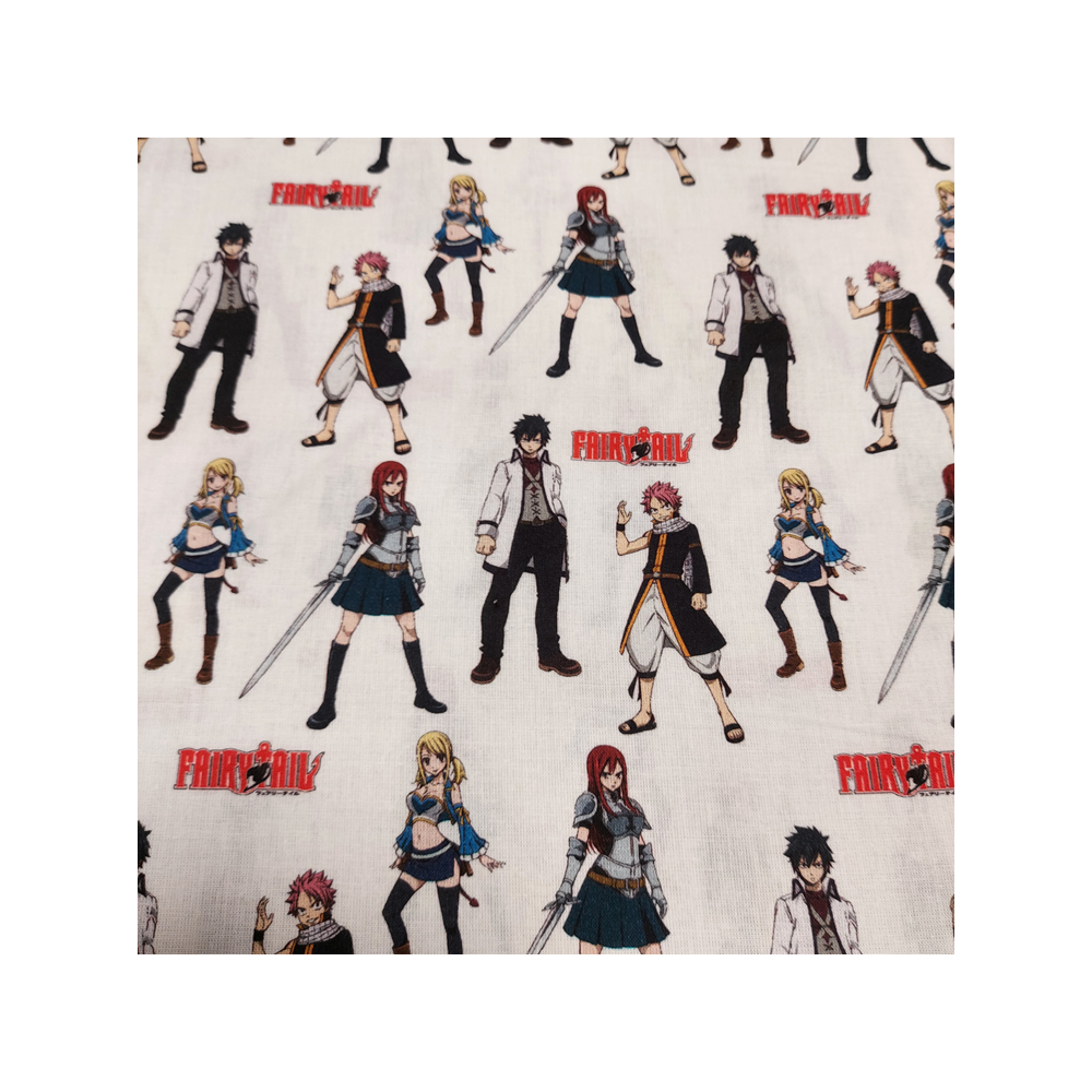 Tissu licence coton manga Fairy Tail
