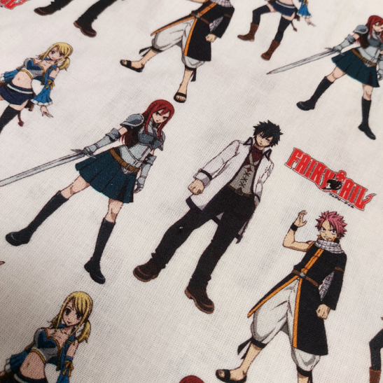 Tissu licence coton manga Fairy Tail