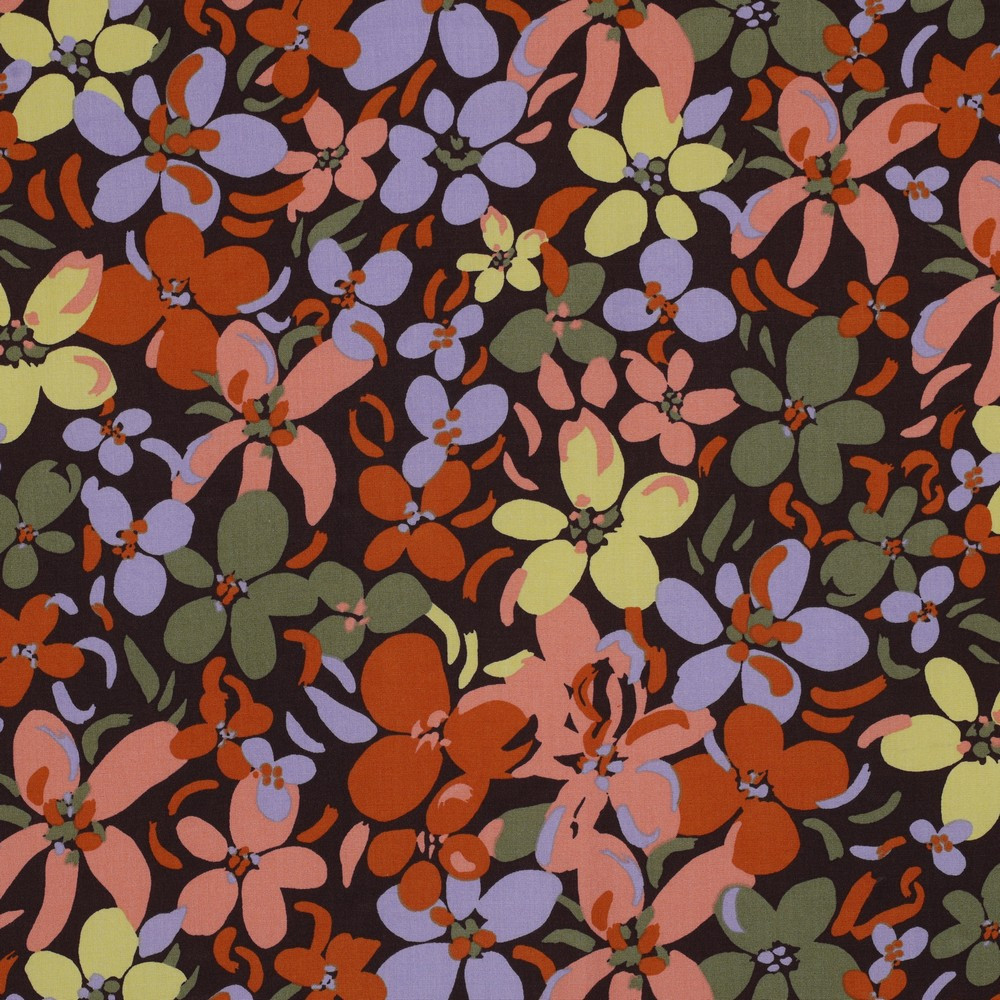 Tissu viscose Poppy Nalia