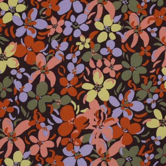 Tissu viscose Poppy Nalia