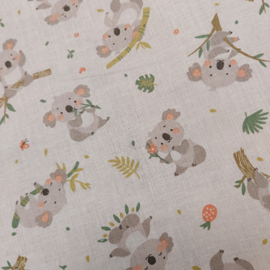 Tissu coton enfant imprimé koala