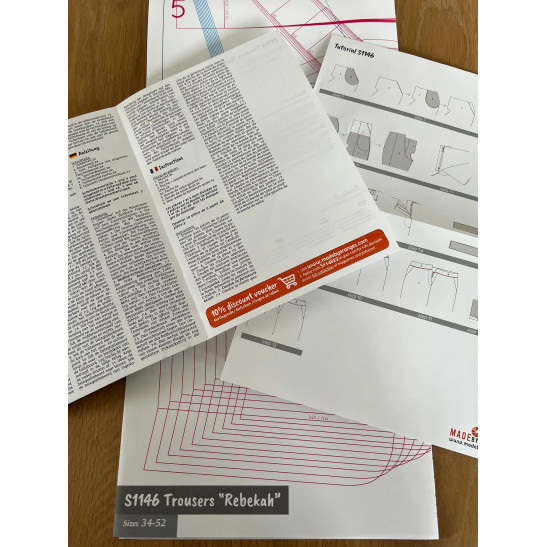 Patron dame pantalon "Rebekah"