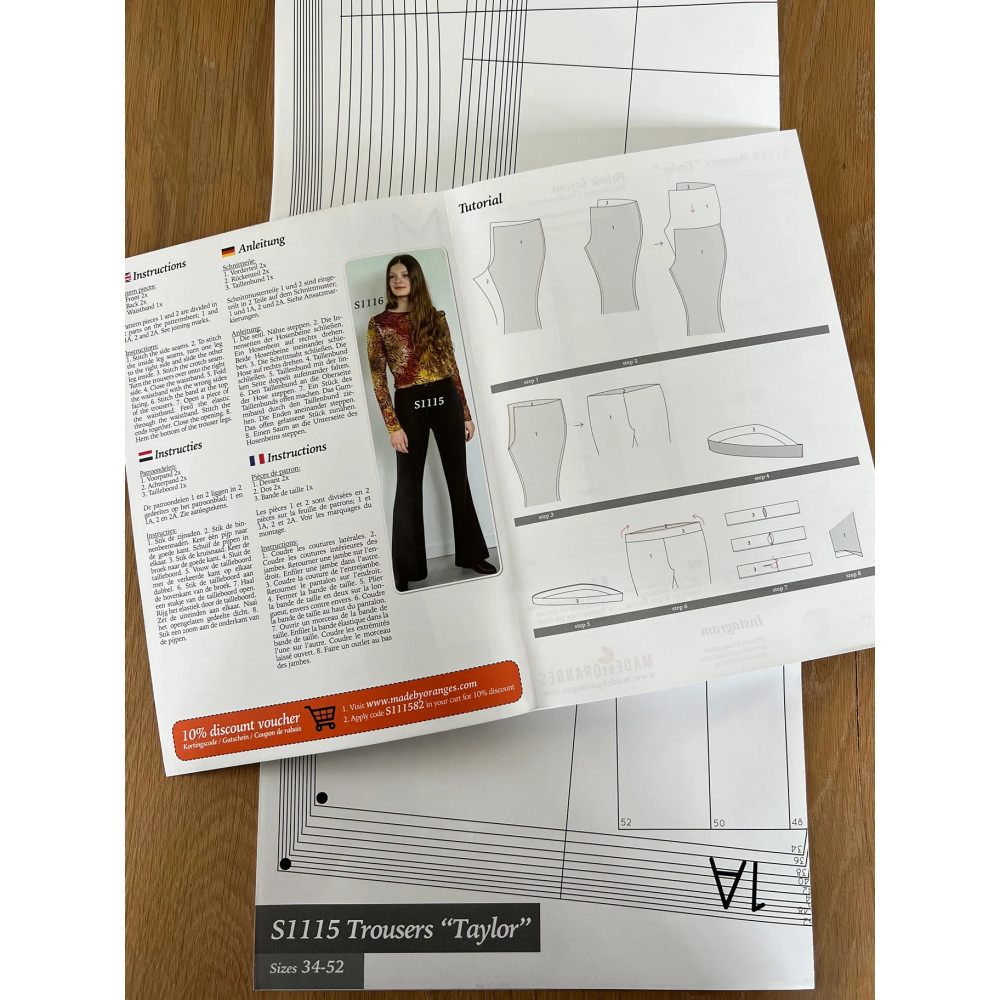 Patron dame pantalon "Taylor" par My Image