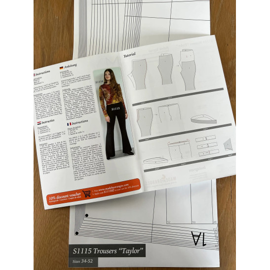 Patron dame pantalon "Taylor" par My Image