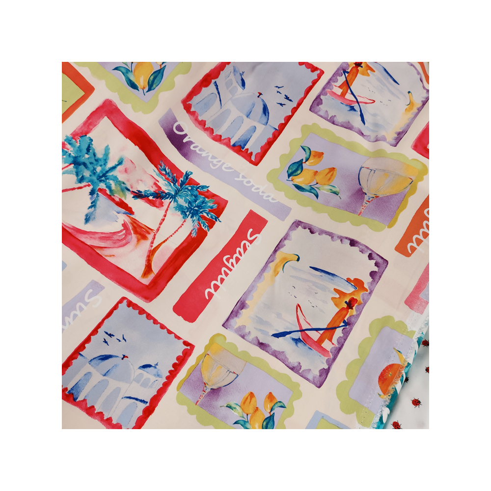 Tissu viscose Holiday