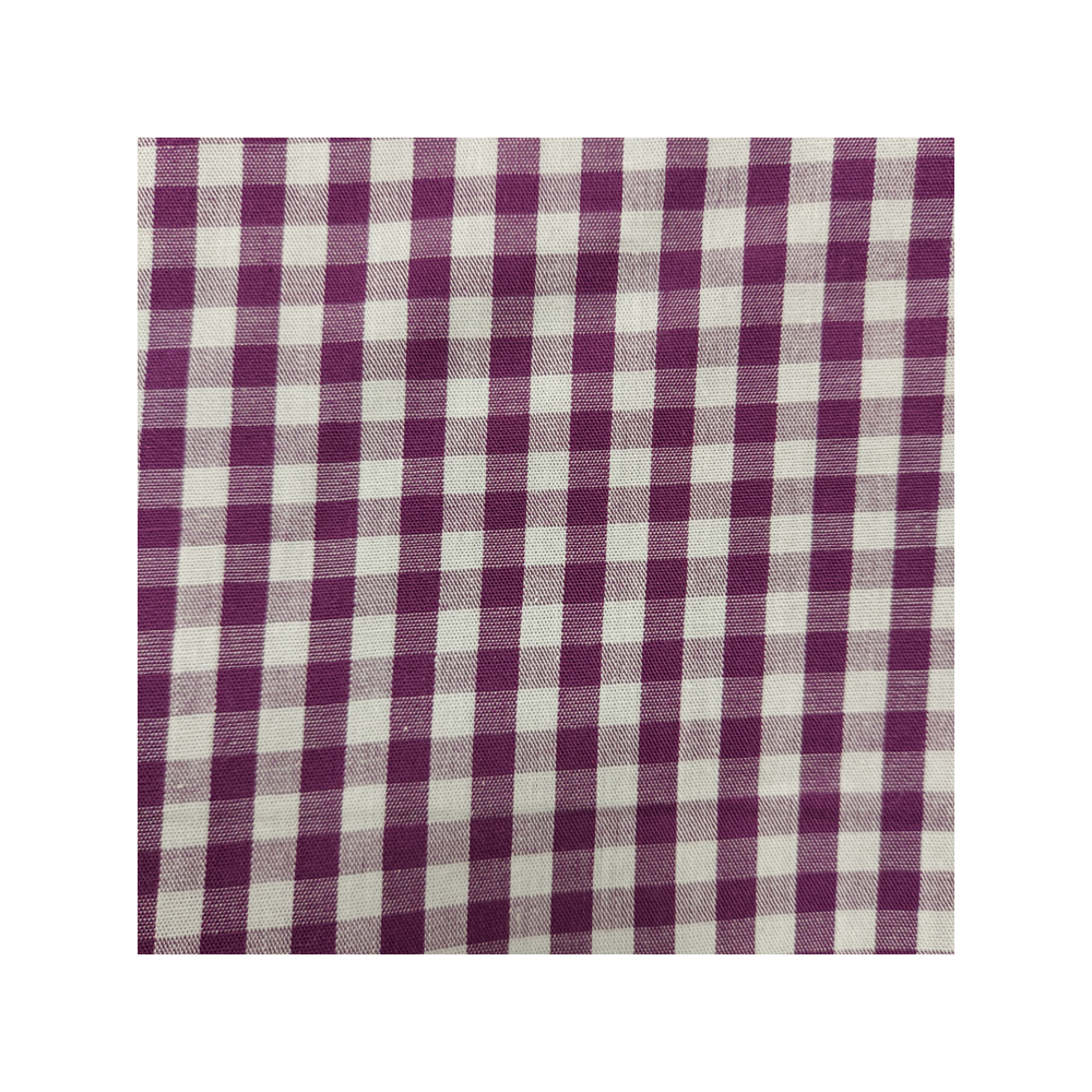 Tissu vichy coloris violet 5 mm