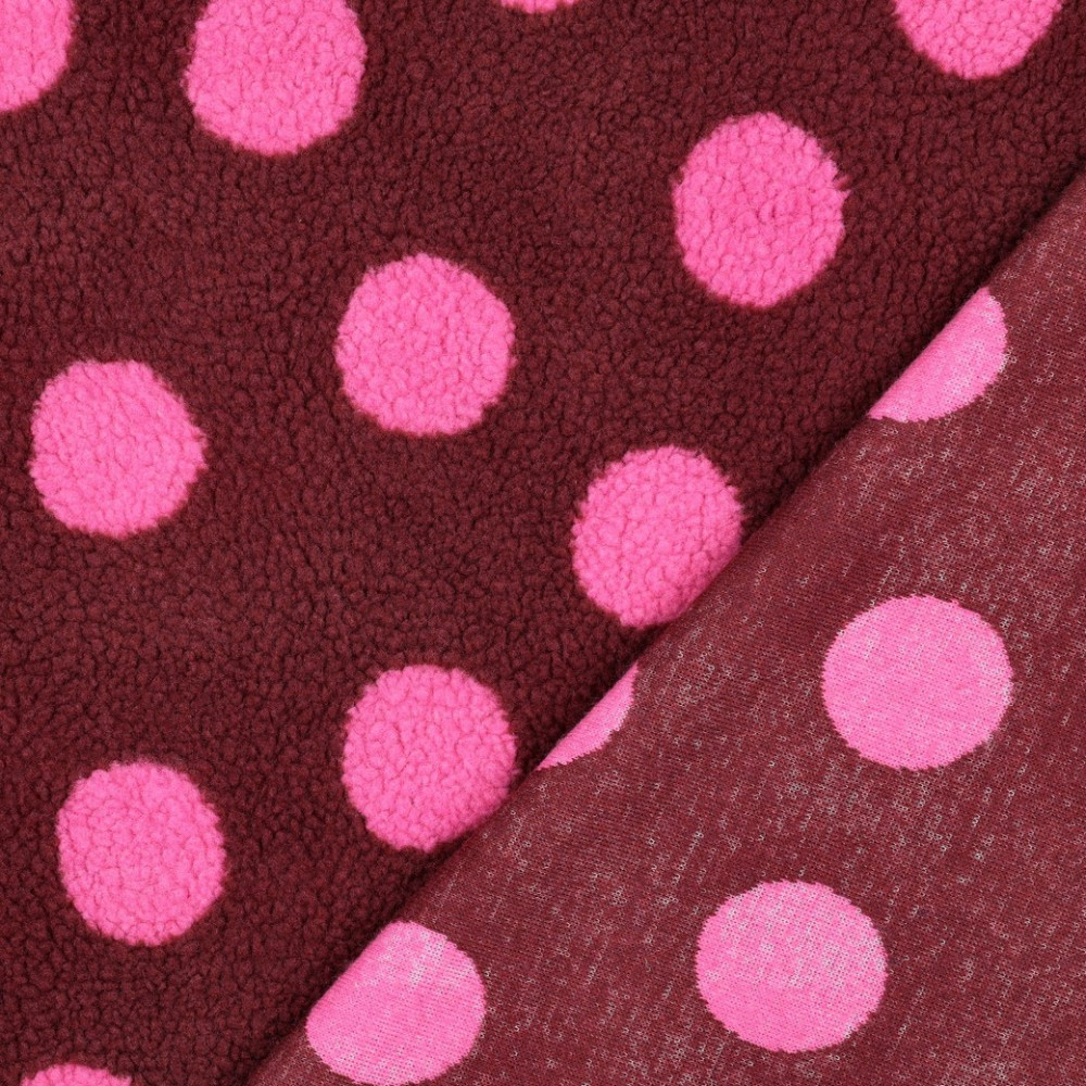 Tissu teddy sherpa imprimé...