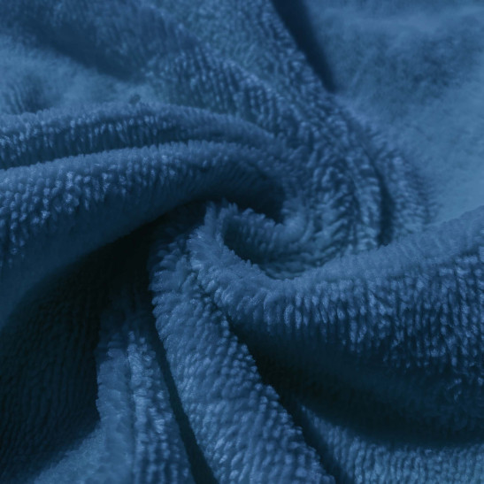 Tissu micro éponge bambou coloris jeans