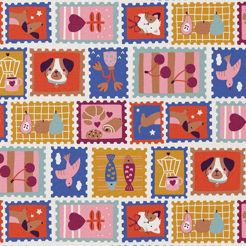 Tissu coton enfant Domotex...