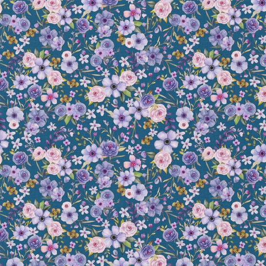 Tissu coton Domotex imprimé numérique Marvina