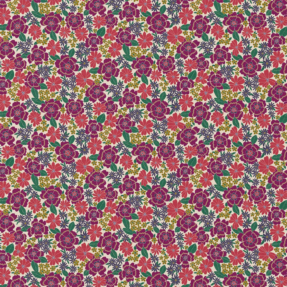 Tissu coton Domotex imprimé...