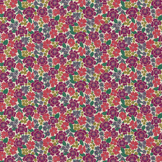 Tissu coton Domotex imprimé Marica