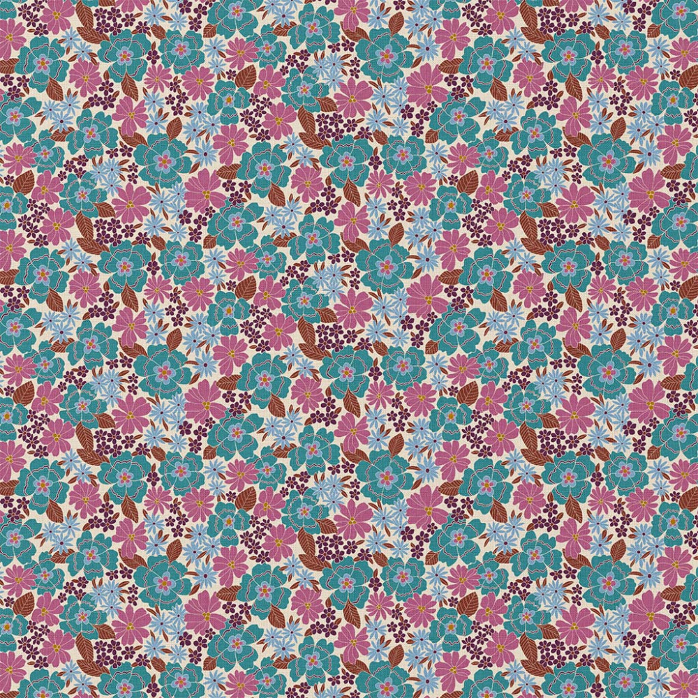Tissu coton Domotex imprimé...