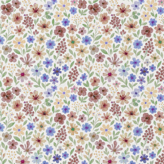 Tissu coton Domotex imprimé numérique Rozen
