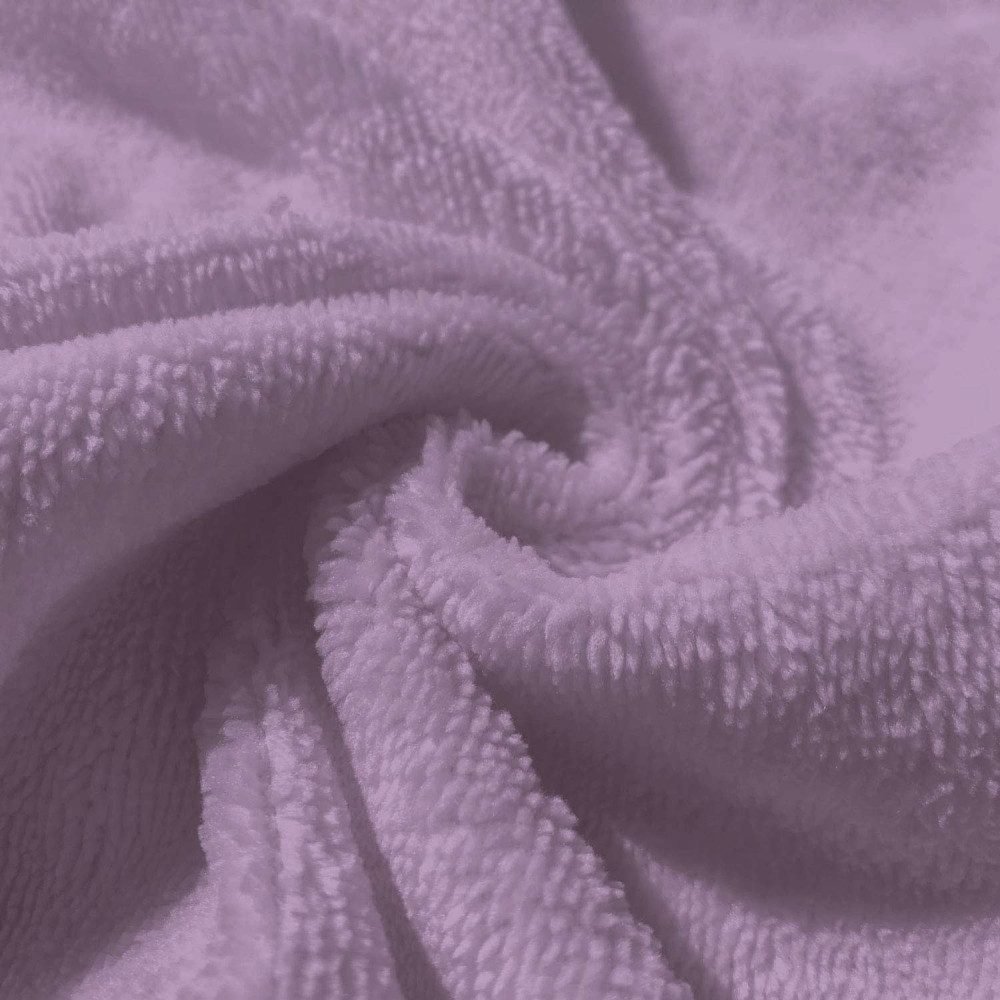 Tissu micro éponge bambou coloris lilas