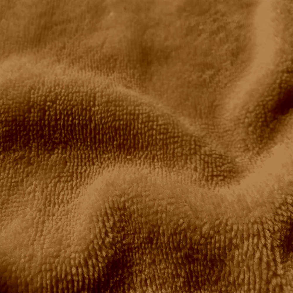Tissu micro éponge bambou coloris camel