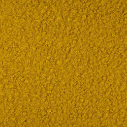 Tissu lainage bouclette coloris moutarde