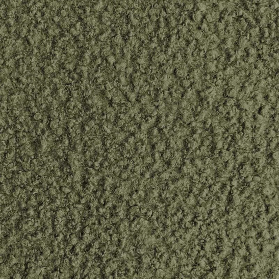 Tissu lainage bouclette coloris kaki