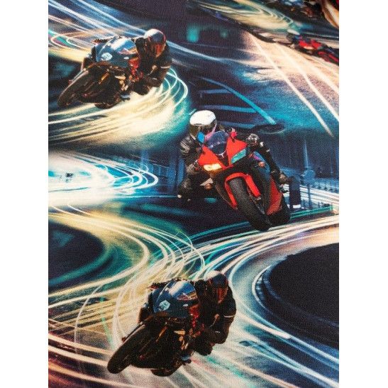 Jersey digital  printed material motor race